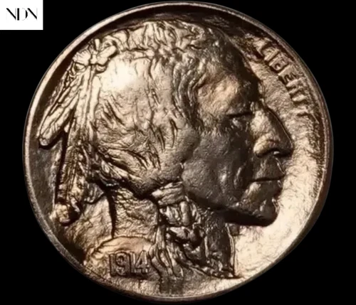1914 Buffalo Nickel - Gem BU - Low Mintage!