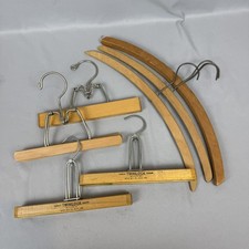 Vintage Wooden Pant and Coat Hangers, Twin-Lock and others