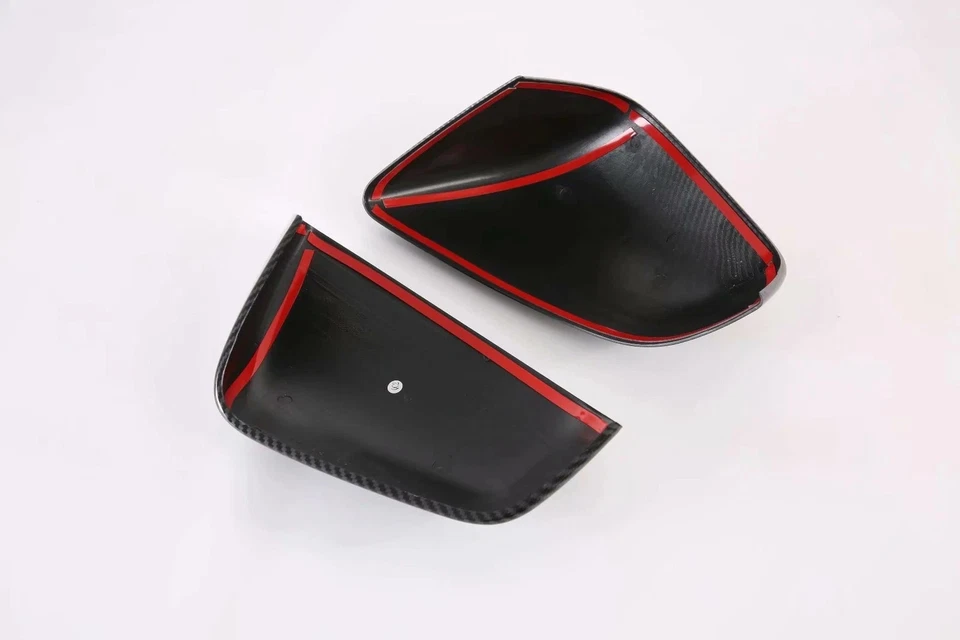 Tapa de espejo retrovisor de fibra ABS para Tesla Model X 17-23 (2 piezas) Foto 4 de 4