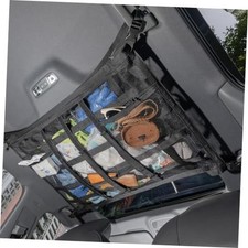 Car Ceiling Cargo Net with 3 Pockets,35.4"x23.6" Car Overhead 35.4"x 23.6"