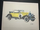 Vintage R. McKee Antique Car Prints (7 prints) (13" x 9") — photo 7