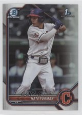 2022 Bowman Draft Chrome Refractor Nate Furman #BDC-182 0jv5