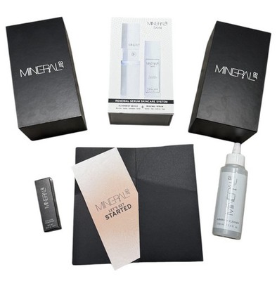 Mineral Air Cordless Airbrush & Renewal Serum Skincare System, Cleaner & More