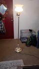 Antique Vintage Art Deco Torchiere Floor Lamp With Milk Glass/Bell Lamp Shade  — photo 3