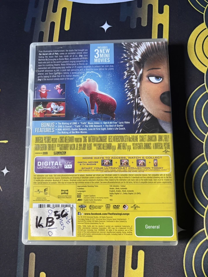 Sing (Special Edition, DVD, 2016) - image 3 of 3