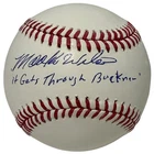 Mookie Wilson Signed ROMLB Baseball w/ It Gets Through Buckner JSA Witness COA