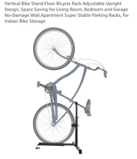 Bike Stand,Vertical Bike Rack For Indoor Bike Storage,Upright StyleB-1pack
