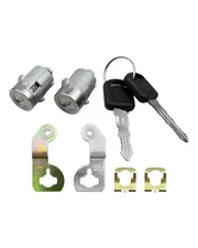 2PCS 15298924 Driver and Passenger Door Locks Door Lock Cylinder with Key Fi