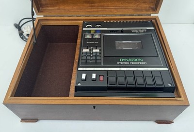 Vintage Dynatron CR102-D Audio Kassettendeck im original Holzgehäuse