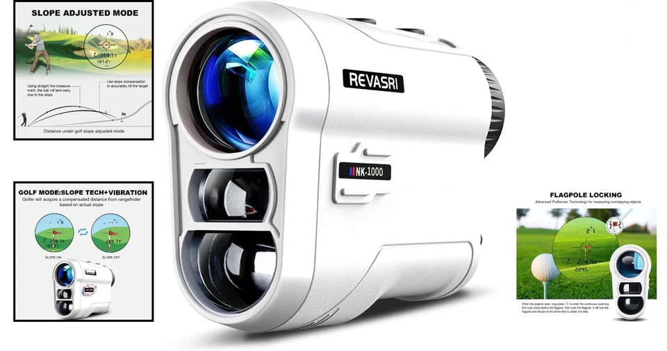 Golf-Entfernungsmesser 1000m Neigungsfunktion Jagd Camping - Bild 2 von 4
