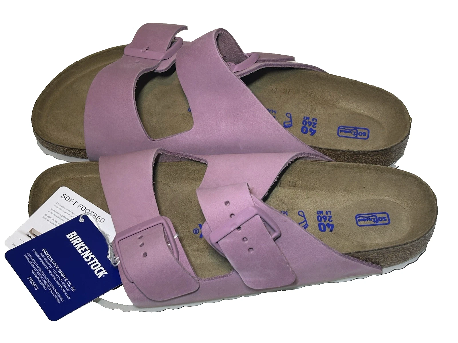 Birkenstock Arizona BS Womens Size 9 EU 40 Orchid Nubuck Leather Sandals Soft FB
Opens in a new wind