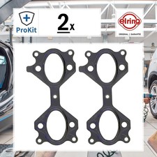 2x ORIGINAL® Elring Dichtung, Abgaskrümmer für Opel OMEGA B Caravan OMEGA B