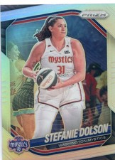 2025 Panini Prizm WNBA STEFANIE DOLSON #112 SILVER PRIZM MYSTICS