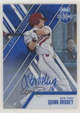 2017 Panini Elite Extra Edition Aspirations Blue 13/50 Quinn Brodey #97 Auto 0q3