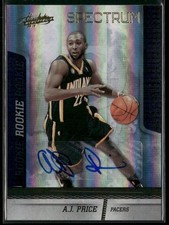 2009-10 Panini Absolute Memorabilia #129 A.J. Price Spectrum Gold AUTO #/249