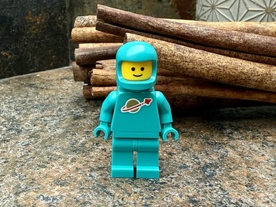 LEGO  Dark Turquoise Classic Spaceman Minifigur Astronaut - idea227  / NEU /