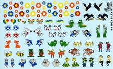 Gofer Racing 1:24-1:25 Silly Stuff Decal Sheet