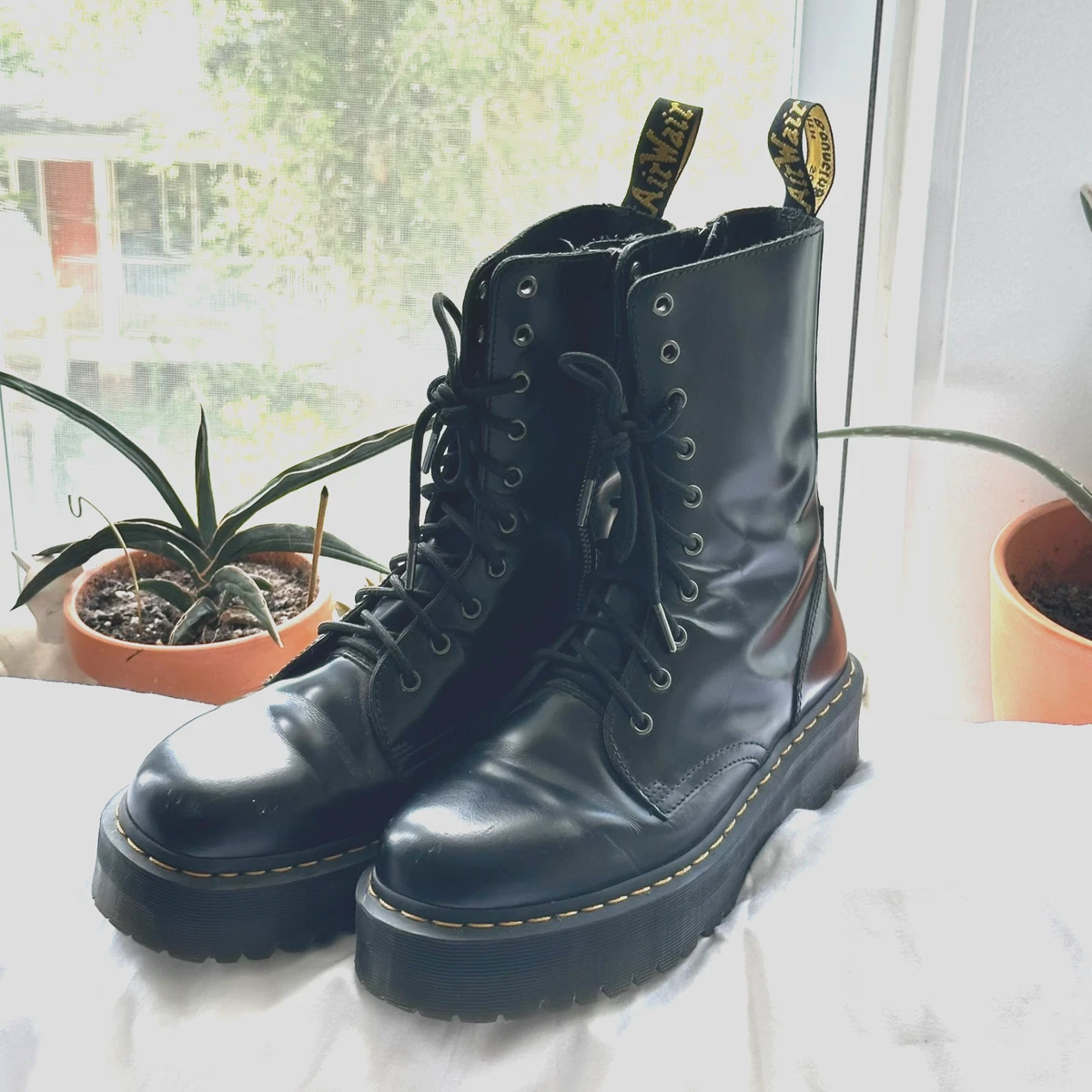 Dr. Martens Jadon Black Boots for Women for sale - eBay