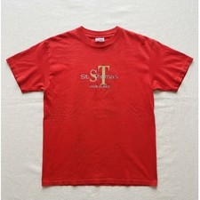 Vintage Murina St Thomas Virgin Islands T Shirt Red XL Made in USA 90s Graphic