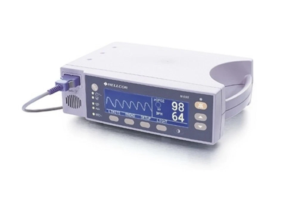 Nellcor N-595 SpO2- Medical Equipment/Gray PREOWNED/USED - Image 4 of 4