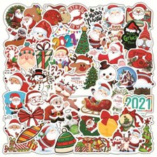 Christmas Stickers Skateboard Vinyl Laptop Luggage Decal Sticker Bomb Lot 50 pc