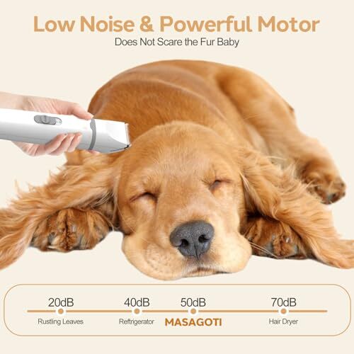 Dogs Hair Clippers Grooming Kit with Nail Grinder, 4 in 1 Cordless Large Gray - Picture 4 of 7