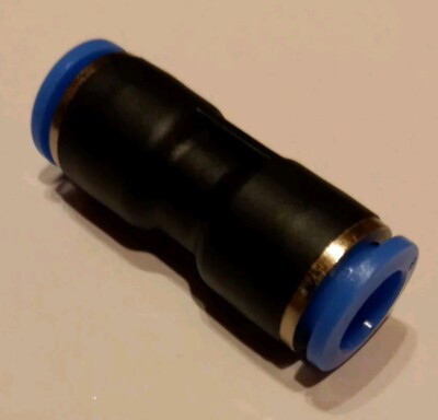 10 Stück 8mm to 8mm Pneumatic Air Pipe Quick Fitting Coupler Connector Adapter