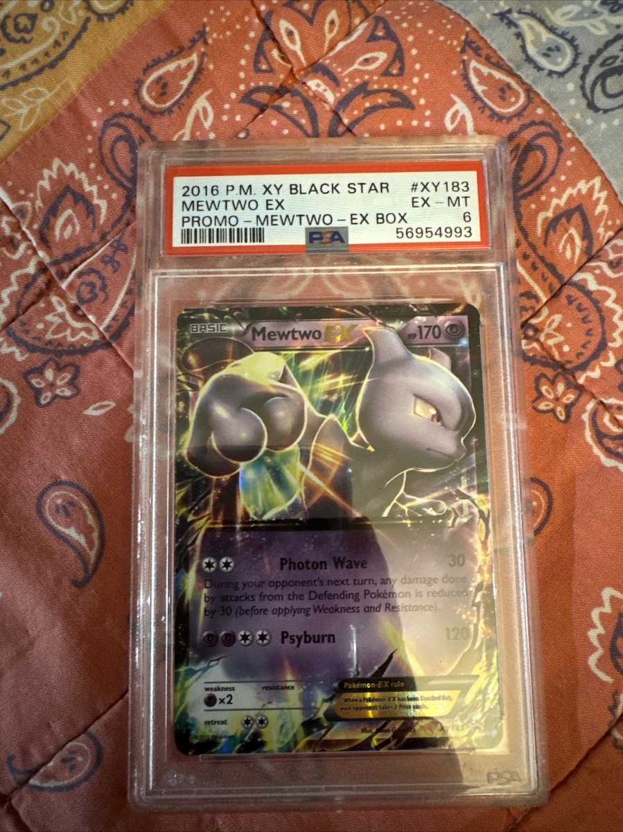 Mewtwo EX XY183 - Pokemon Black Star Promo Holo - XY Promo 2016