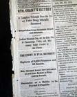 BATTLE OF LOOKOUT MOUNTAIN Chattanooga Campaign Tenn. 1863 Civil War Newspaper