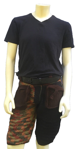Irie Man ~ Crochet 3-pocket Shorts by Side i Couture