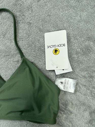 NWT Body Glove Alani Swim Bikini Top XS Cactus Green Juniors - Picture 3 of 9