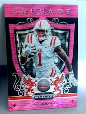 AJ Brown Pink Pulsar Prizm Draft #5 Crusade Rookie Philadelphia Eagles 2019 