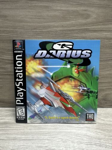 Wow! G Darius PS1 Sony PlayStation 1💯 Complete w/REG Rare THQ Rugrats Manual - Picture 5 of 16