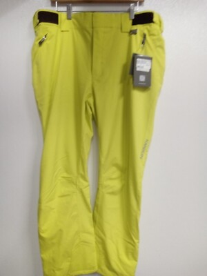 Karbon Ski Snowboard Winter Snow Pants Yellow Mens Size XL #v3