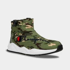 CHAMPION RALLY DRIZZLE HI SLIP-ON RAIN TRAINER MEN SHOES CAMOUFLAGE SIZE 7.5 NEW