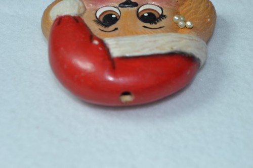 Vintage Ceramic Handpainted Dog Christmas Tree Ornaments Set of 4 SUPER CUTE SET - Picture 11 of 12