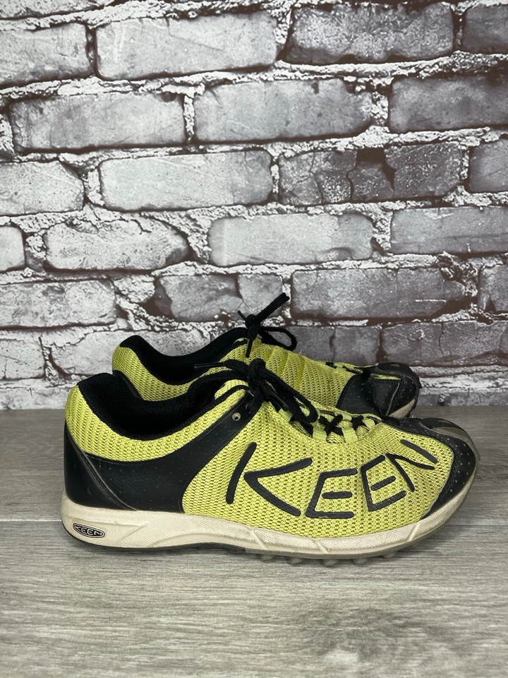 Tenis deportivos Keen amarillos de malla lima negros de encaje para mujer talla 37,5 EU/7M EE. UU. Foto 3 de 4