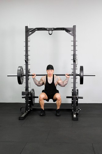 Body Iron Smith Machine Half Rack Set - Picture 14 of 25