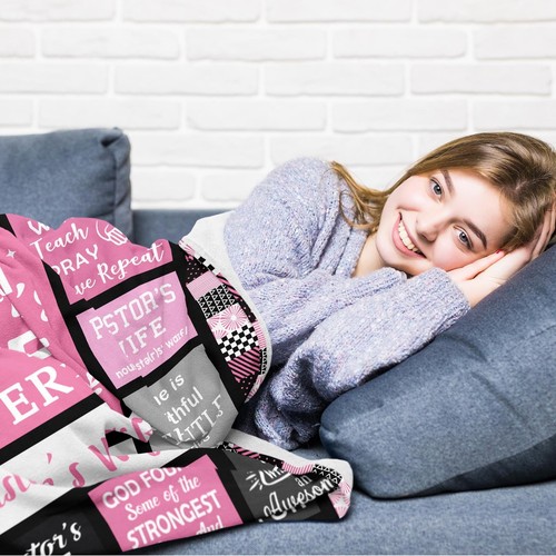 Pastor Wife Appreciation Gifts Pastors Wife Gifts Blanket 60"x50" Gifts for P... - Picture 7 of 7