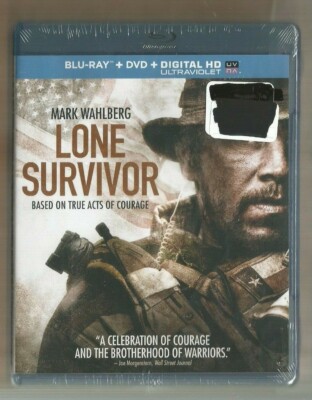 Lone Survivor (Blu-ray/ DVD/ Digital, 2014) ~ Mark Wahlberg ~ Emile Hirsch ~ NEW