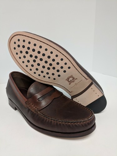 Trask Sadler Penny Loafers, Brown 
