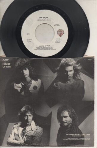VAN HALEN Rare 1983 USA Only 7" OOP Warner Bros Rock P/C Single "Jump" - Picture 2 of 2