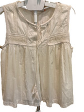 Chelsea and violet tunic top, Small, Sleeveless, 100 Cotton, Tag 88.00, NWT