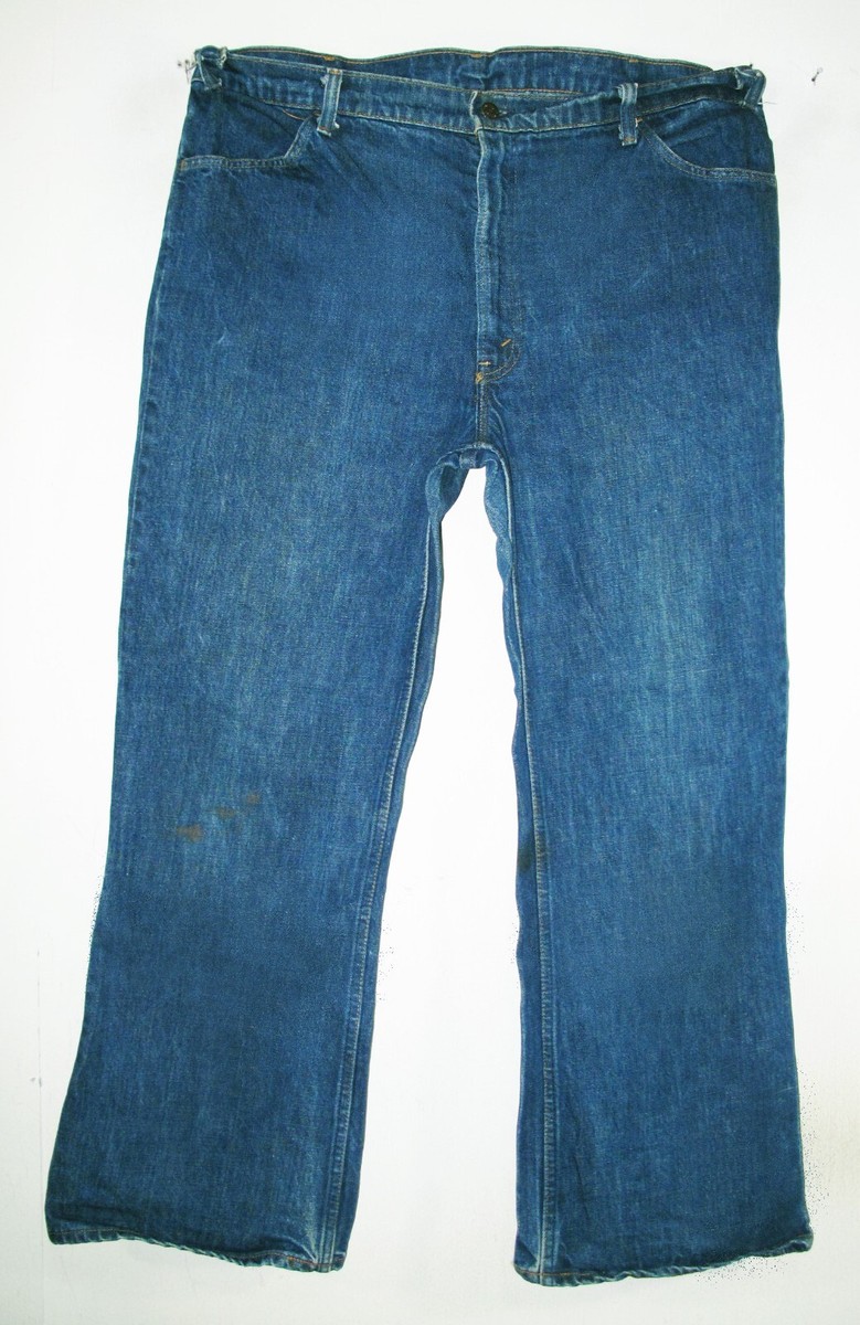 HOT VTG USA 80's LEVI'S 646 BOOTCUT ORANGE TAB BUTTON 8