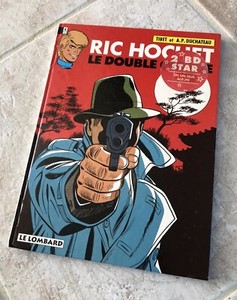 Ric Hochet Le Double Qui Tue + Victor Sackville French Hardcover Comic Book 1995