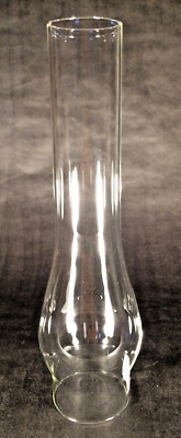 2 5/8'' X 11 5/8'' CLEAR GLASS CHIMNEY for RAYO & C.D. CENTRAL DRAFT LAMP BURNER