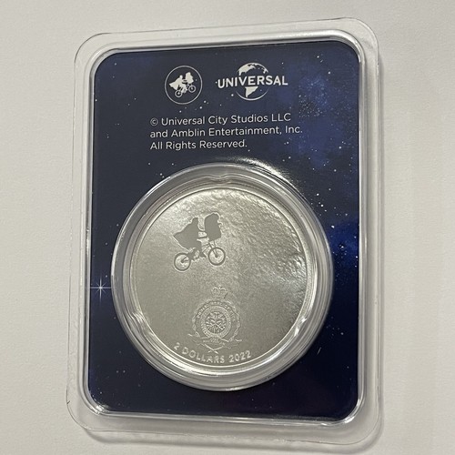 E.T. Extra Terrestrial Colorized Sci-Fi Coin 1 Troy Oz .999 Fine Silver Round - Picture 10 of 14
