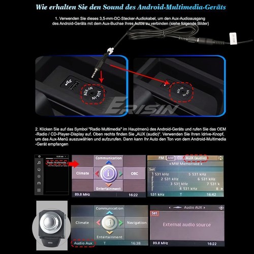 12,3" IPS Android 13 8GB+128GB CarPlay GPS Navi DAB+ 4G Autoradio BMW X5 F15 NBT - Bild 21 von 24