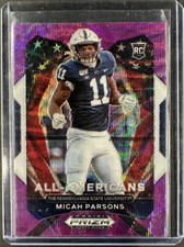 2022 Prizm DPs Micah Parsons All-American Red White Blue RC PRIZM!