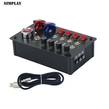 ZQSR Horizontal Button Box SIM Racing Control Box Racing Simulator